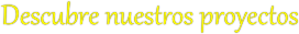   Descubre nuestros proyectos 